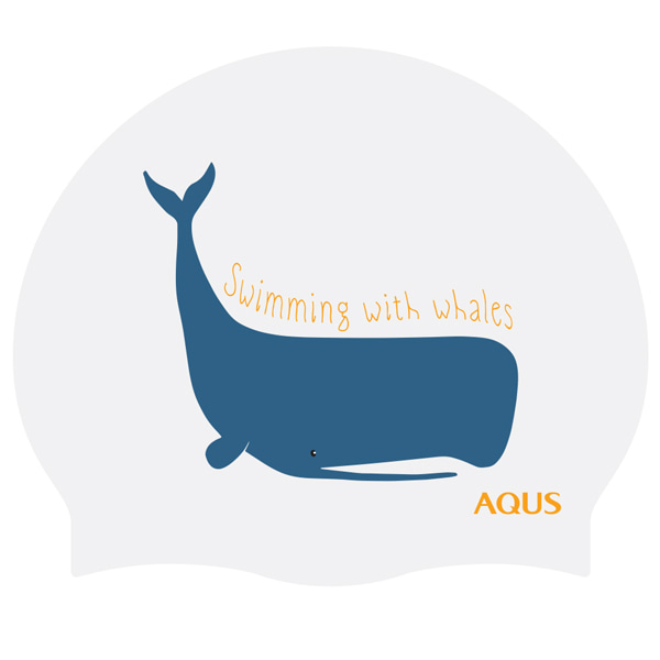 아쿠스(AQUS) 아쿠스 실리콘 수모 AC2018 고래와함께 수영